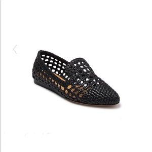 VERONICA BEARD Griffin Woven Loafer Black
